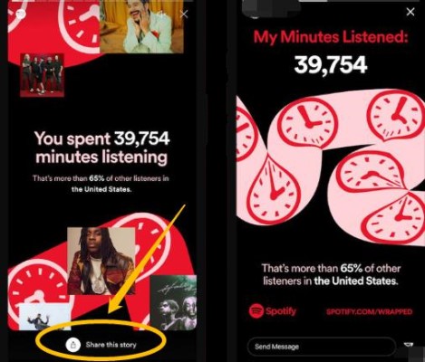 How to Share My Spotify Wrapped Stats