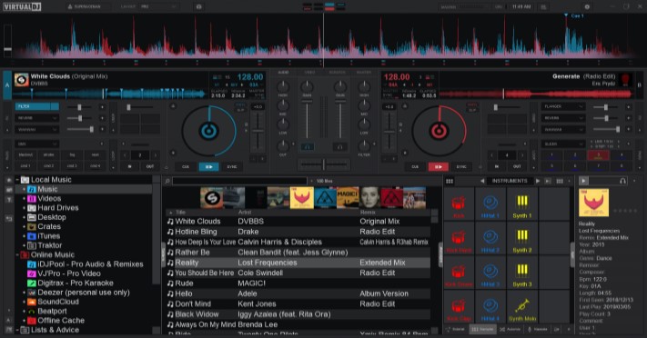 Virtual DJ App