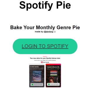 Spotify Pie