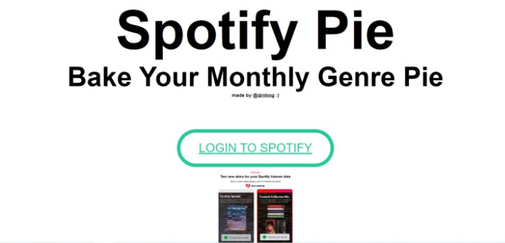 Make Your Spotify Pie Chart