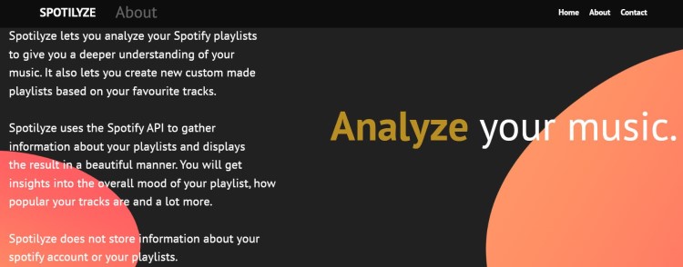 Spotilyze Playlist Analyzer 