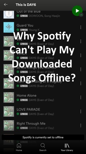 Why Spotify Can't Play My Downloaded Songs Offline